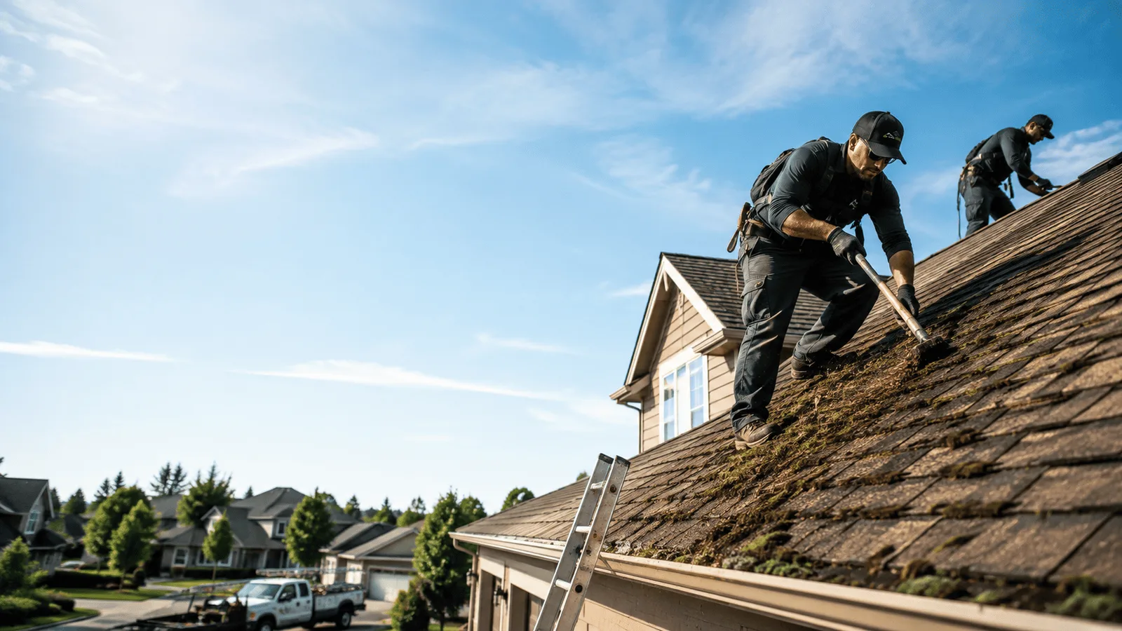 Roof Moss Removal in Mountain Lakes, NJ near me